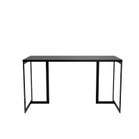 Manhattan Comfort 72752 Lexington 53.15 Desk  Metal Base in Black